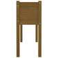 Plantenbakken 2 St 110X31X70 Cm Massief Grenenhout Honingbruin