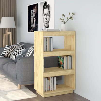 Boekenkast/Kamerscherm 60X35X103 Cm Massief Grenenhout