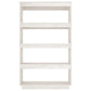 Boekenkast/Kamerscherm 80X35X135 Cm Massief Grenenhout Wit
