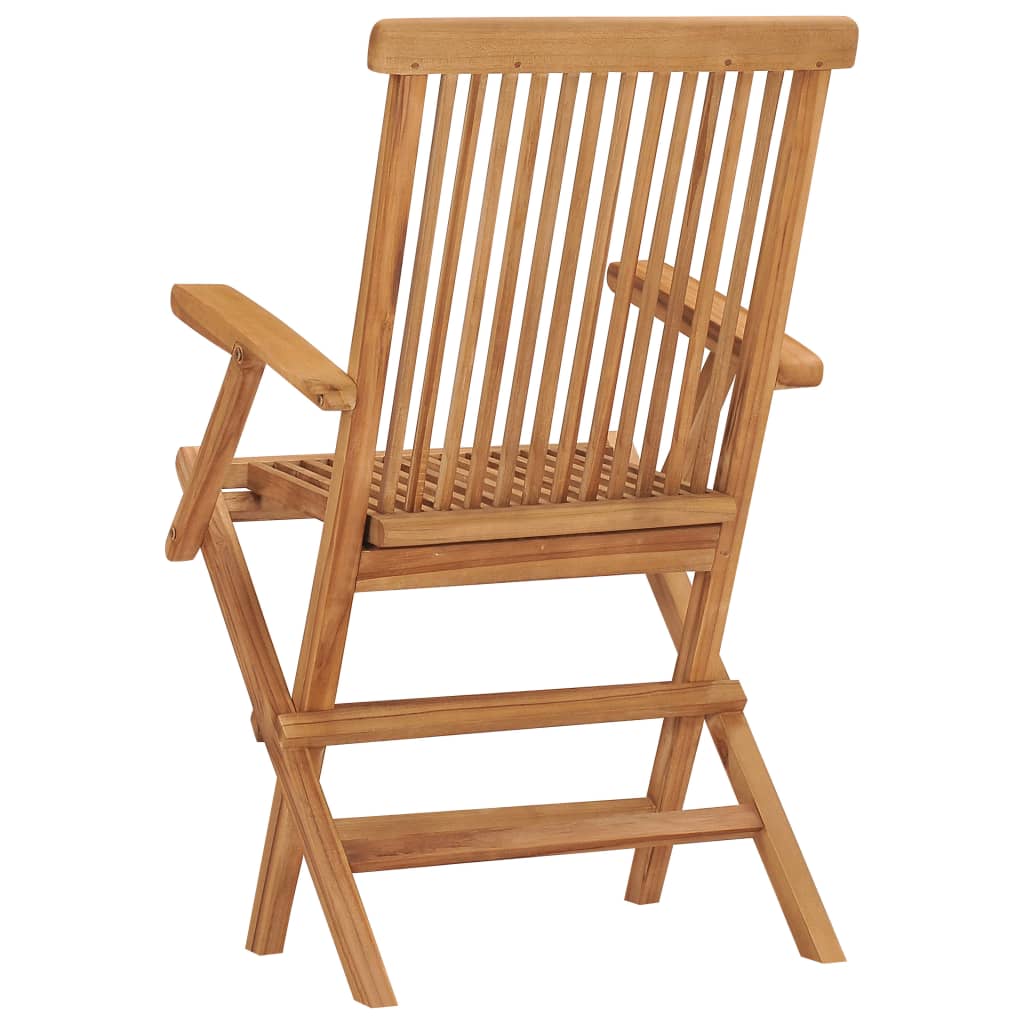 Tuinstoelen 8 St Inklapbaar Massief Teakhout
