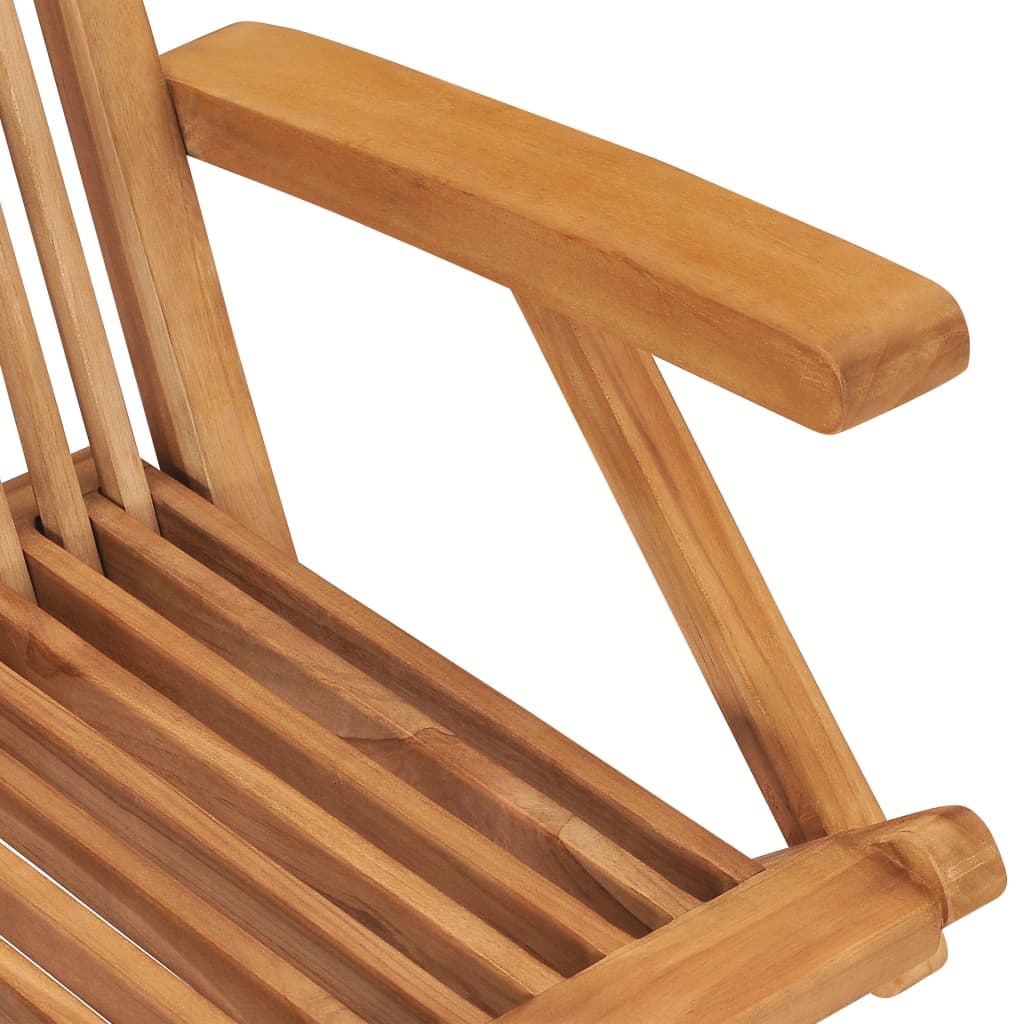 Tuinstoelen 8 St Inklapbaar Massief Teakhout