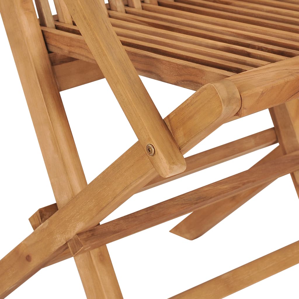 Tuinstoelen 8 St Inklapbaar Massief Teakhout