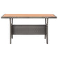 3-Delige Tuinset Poly Rattan En Massief Acaciahout