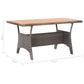 3-Delige Tuinset Poly Rattan En Massief Acaciahout
