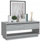 Tv-Meubel 102X41X44 Cm Spaanplaat Grijs Sonoma Eikenkleurig