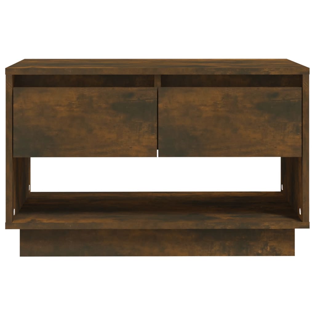 Tv-Meubel 70X41X44 Cm Spaanplaat Gerookt Eikenkleurig