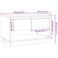 Tv-Meubel 70X41X44 Cm Spaanplaat Bruineikenkleurig
