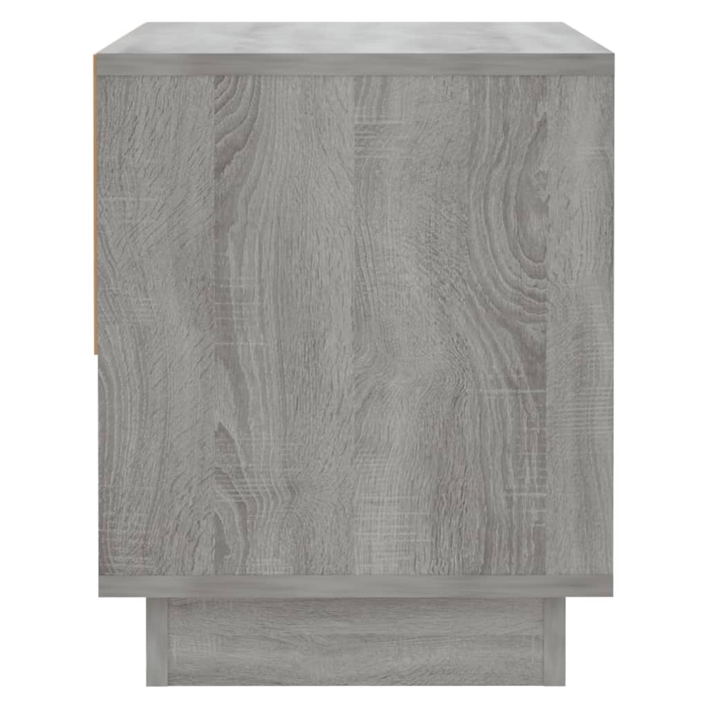 Nachtkastjes 2 St 45X34X44 Cm Spaanplaat Grijs Sonoma Eiken