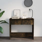 Wandtafel 89X41X76,5 Cm Staal Gerook Eikenkleurig