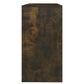 Wandtafel 89X41X76,5 Cm Staal Gerook Eikenkleurig