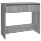 Wandtafel 89X41X76,5 Cm Staal Grijs Sonoma Eikenkleurig