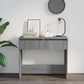 Wandtafel 89X41X76,5 Cm Staal Grijs Sonoma Eikenkleurig