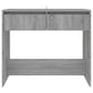 Wandtafel 89X41X76,5 Cm Staal Grijs Sonoma Eikenkleurig