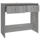 Wandtafel 89X41X76,5 Cm Staal Grijs Sonoma Eikenkleurig