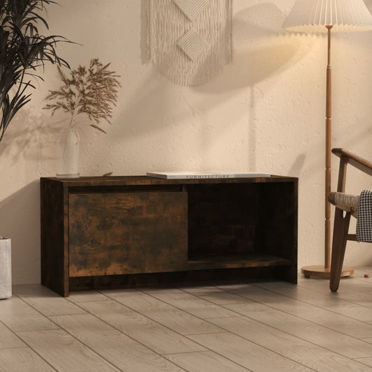 Tv-Meubel 90X35X40 Cm Spaanplaat Gerookt Eikenkleurig