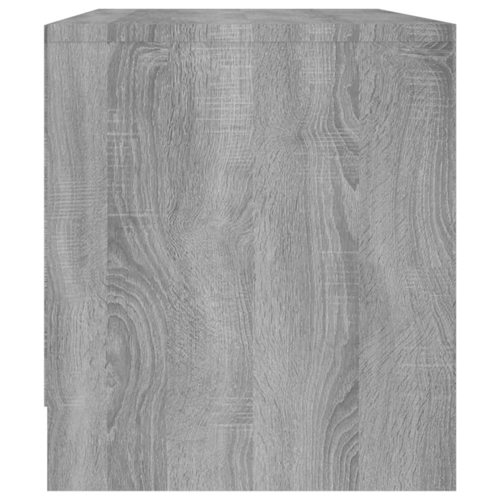 Tv-Meubel 90X35X40 Cm Spaanplaat Grijs Sonoma Eikenkleurig