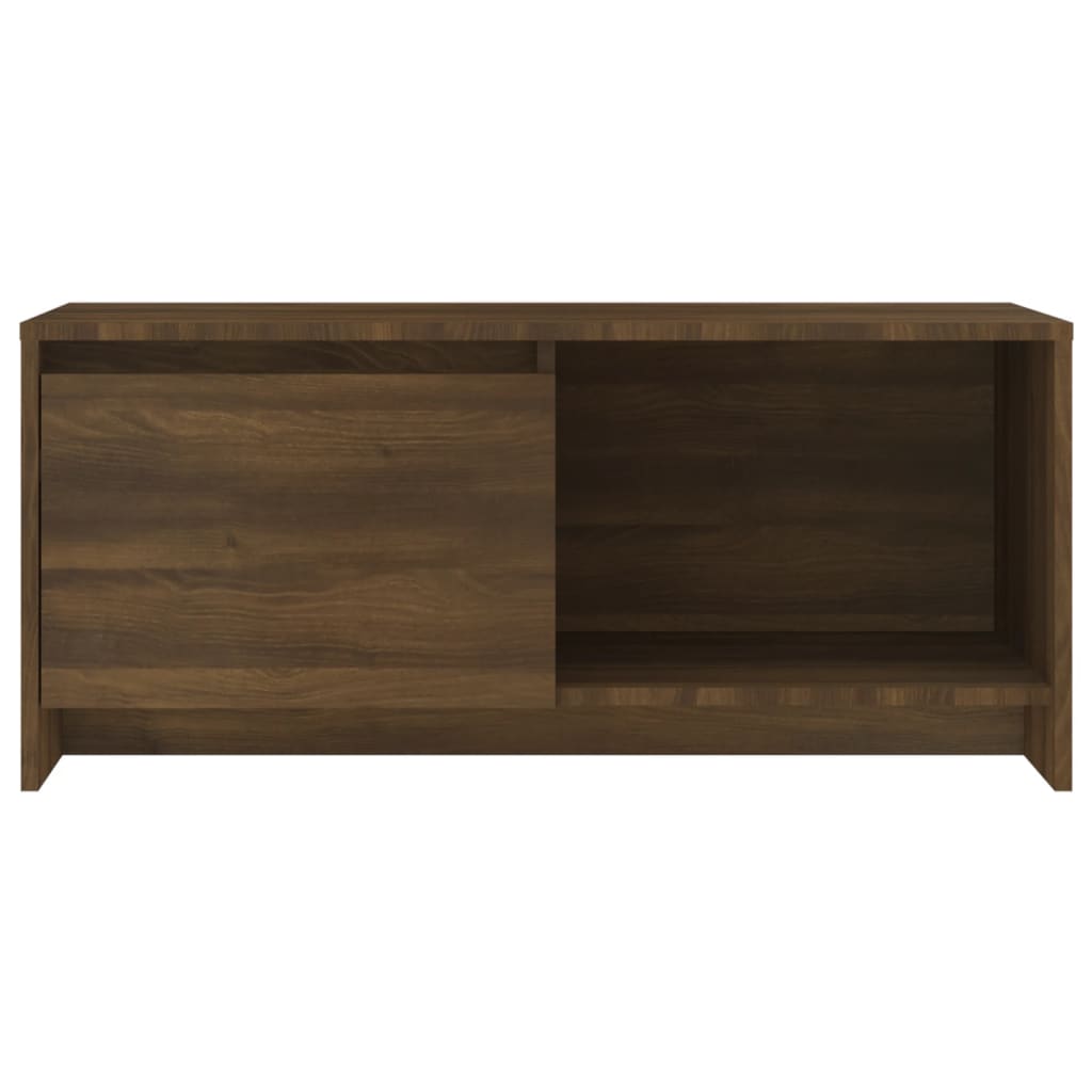 Tv-Meubel 90X35X40 Cm Spaanplaat Bruineikenkleurig