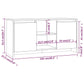 Tv-Meubel 102X37,5X52,5 Cm Spaanplaat Grijs Sonoma Eikenkleurig