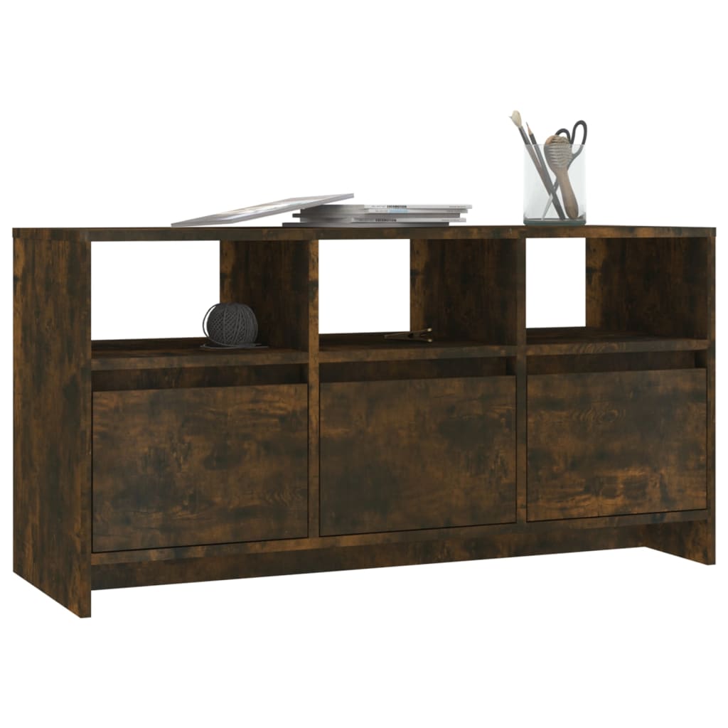 Tv-Meubel 102X37,5X52,5 Cm Spaanplaat Gerookt Eikenkleurig