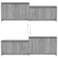 Vidal Tv-Meubel 146,5X35X50 Cm Spaanplaat Grijs Sonoma Eikenkleurig