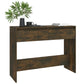 Wandtafel 100X35X76,5 Cm Spaanplaat Gerookt Eikenkleurig