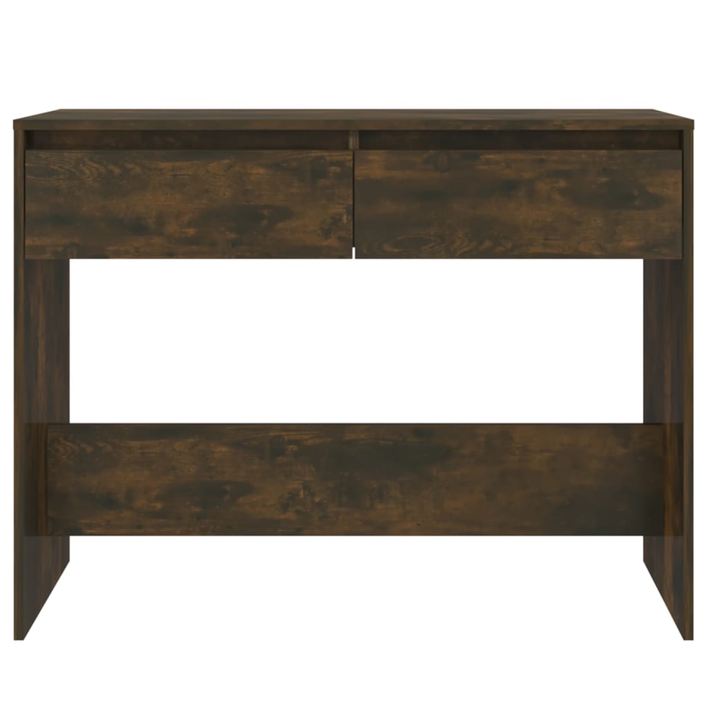 Wandtafel 100X35X76,5 Cm Spaanplaat Gerookt Eikenkleurig