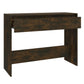 Wandtafel 100X35X76,5 Cm Spaanplaat Gerookt Eikenkleurig