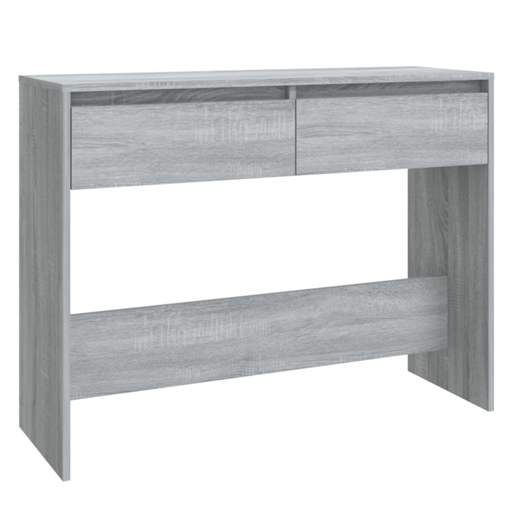 Wandtafel 100X35X76,5 Cm Spaanplaat Grijs Sonoma Eikenkleurig