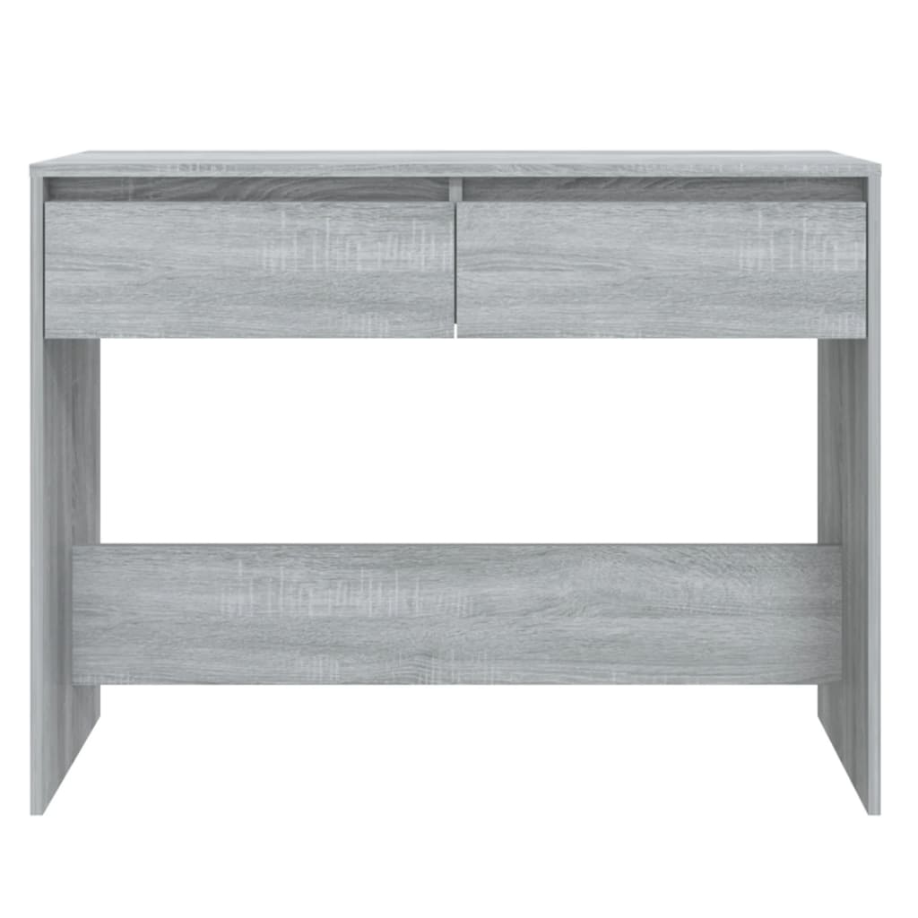 Wandtafel 100X35X76,5 Cm Spaanplaat Grijs Sonoma Eikenkleurig