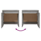 Nachtkastjes 2 St 45X34X44,5 Cm Spaanplaat Grijs Sonoma Eiken
