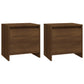 Nachtkastjes 2 St 45X34X44,5 Cm Spaanplaat Bruineikenkleurig