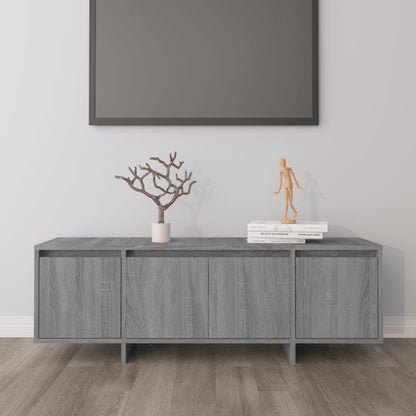Tv-Meubel 120X30X40,5 Cm Spaanplaat Grijs Sonoma Eikenkleurig