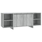 Tv-Meubel 130X35X50 Cm Spaanplaat Grijs Sonoma Eikenkleurig