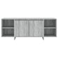 Tv-Meubel 130X35X50 Cm Spaanplaat Grijs Sonoma Eikenkleurig