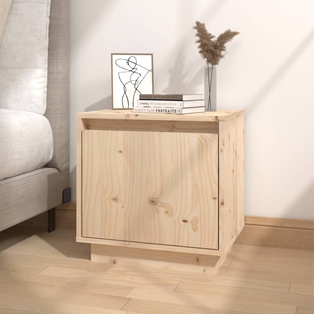 Nachtkastjes 2 St 40X30X40 Cm Massief Grenenhout