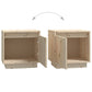 Nachtkastjes 2 St 40X30X40 Cm Massief Grenenhout