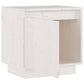 Nachtkastjes 2 St 40X30X40 Cm Massief Grenenhout Wit