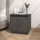 Nachtkastjes 2 St 40X30X40 Cm Massief Grenenhout Grijs