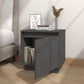 Nachtkastjes 2 St 40X30X40 Cm Massief Grenenhout Grijs