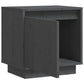Nachtkastjes 2 St 40X30X40 Cm Massief Grenenhout Grijs