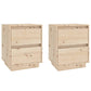 Nachtkastjes 2 St 40X35X50 Cm Massief Grenenhout