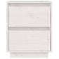 Nachtkastjes 2 St 40X35X50 Cm Massief Grenenhout Wit