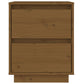 Nachtkastje 40X35X50 Cm Massief Grenenhout Honingbruin