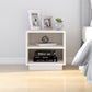 Nachtkastjes 2 St 40X34X40 Cm Massief Grenenhout Wit