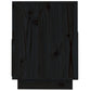 Tv-Meubel 140X37X50 Cm Massief Grenenhout Zwart