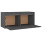 Wandkast 80X30X35 Cm Massief Grenenhout Grijs