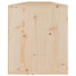 Wandkasten 2 St 100X30X35 Cm Massief Grenenhout