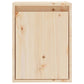 Wandkasten 2 St 30X30X40 Cm Massief Grenenhout