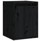Wandkasten 2 St 30X30X40 Cm Massief Grenenhout Zwart