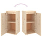 Wandkast 30X30X60 Cm Massief Grenenhout